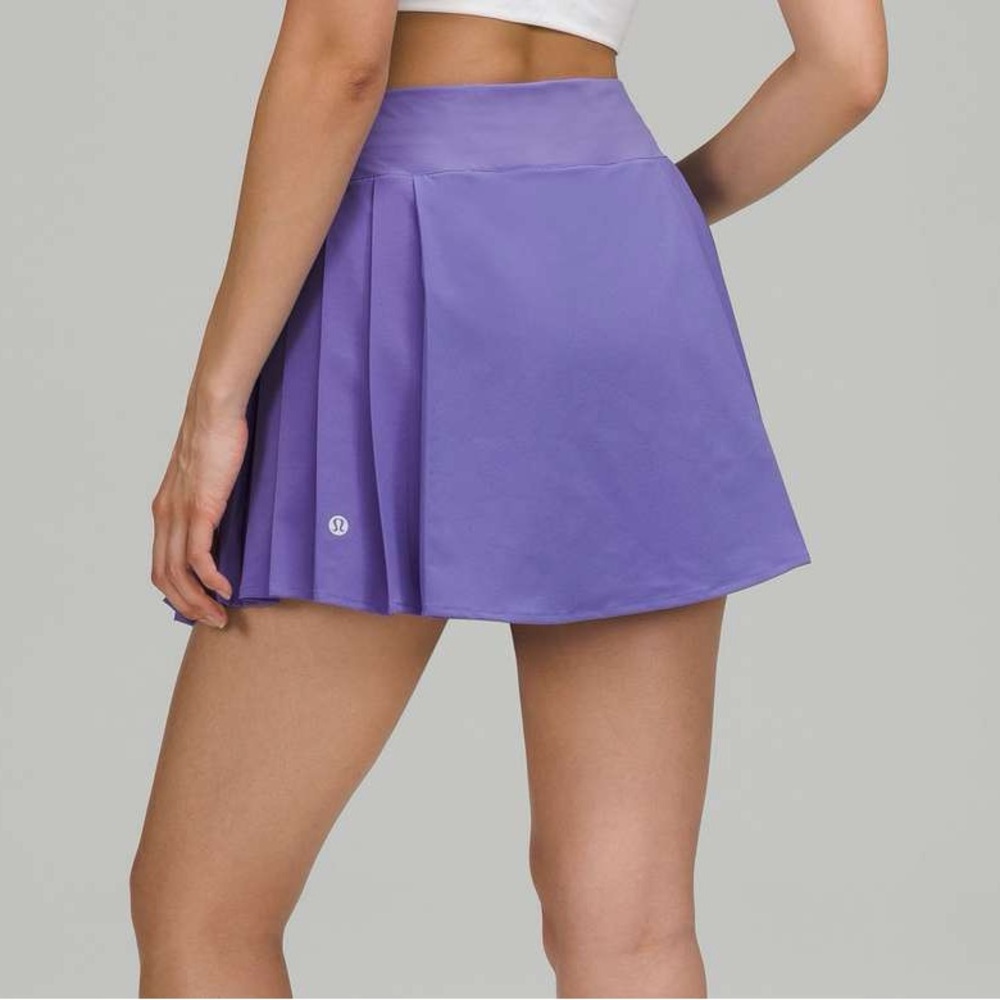 Lululemon Side Pleat Tennis Skirt in Charged Indigo Size 6 - Picture 2 of 6